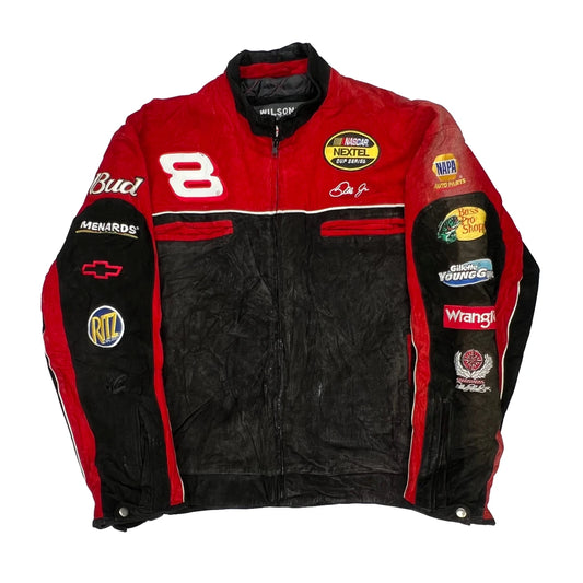 Dale Earnhardt Jr. Chase Authentics Nascar Leather Jacket - XL Black Leather