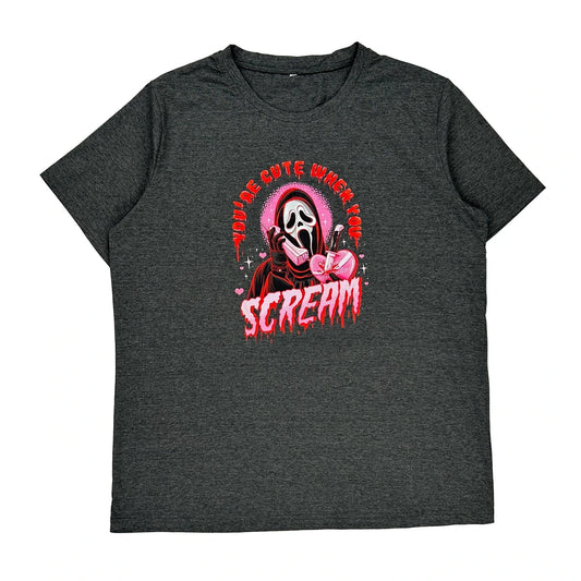 Unbranded Graphic T-Shirt - XL Grey Cotton