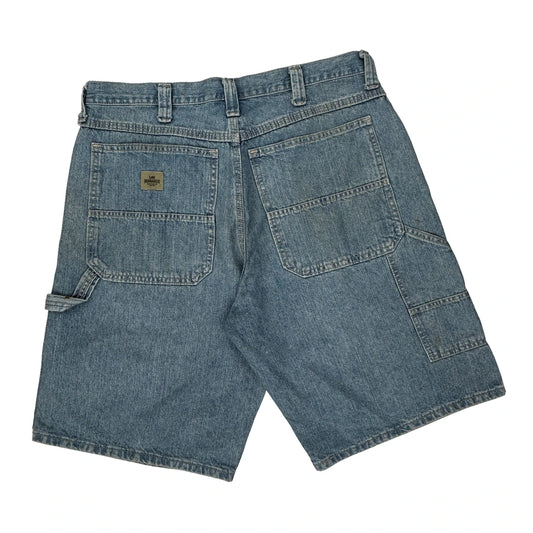 Lee Carpenter Shorts - 32W 10L Light Wash Denim