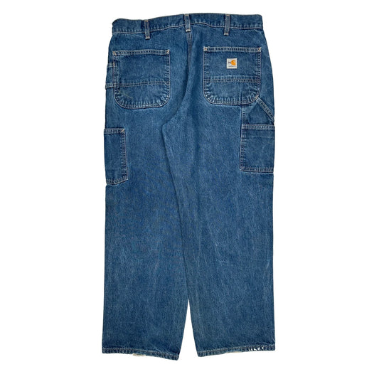 Carhartt Carpenter Jeans - 36W 30L Blue Cotton