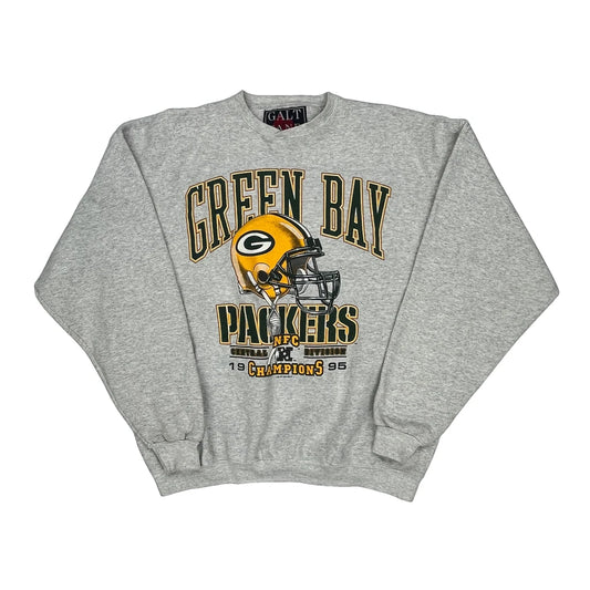 Made In USA Green Bay Packers Galt Sand Nfl Sweatshirt - XL Grey Cotton Blend