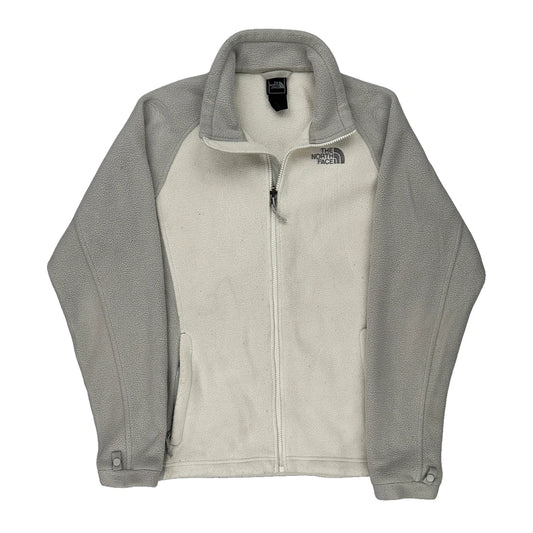 The North Face Fleece Jacket - Large Cream Polyester