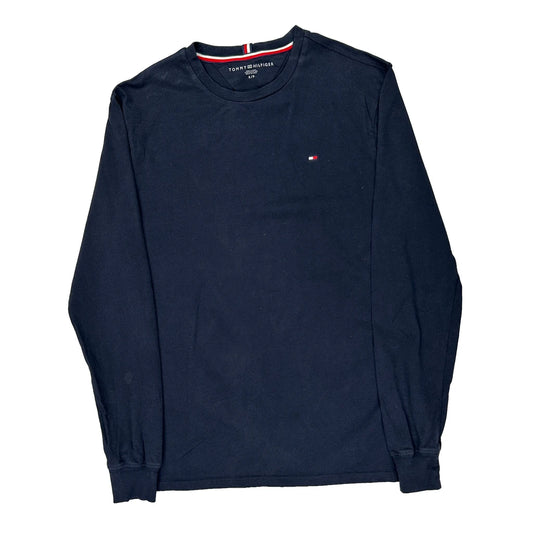 Tommy Hilfiger Long Sleeve T-Shirt - Small Navy Cotton