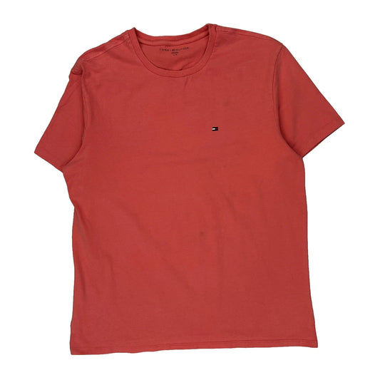 Tommy Hilfiger T-Shirt - Large Red Cotton