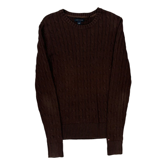 Tommy Hilfiger Jumper - Medium Brown Cotton