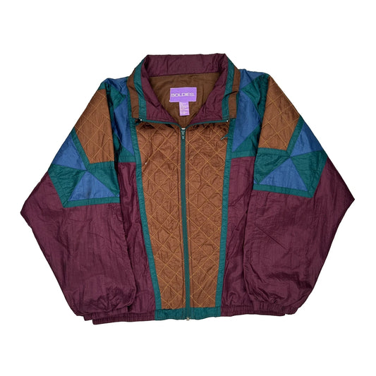 1980'S Boldies Shell Jacket - Large Multicoloured Nylon