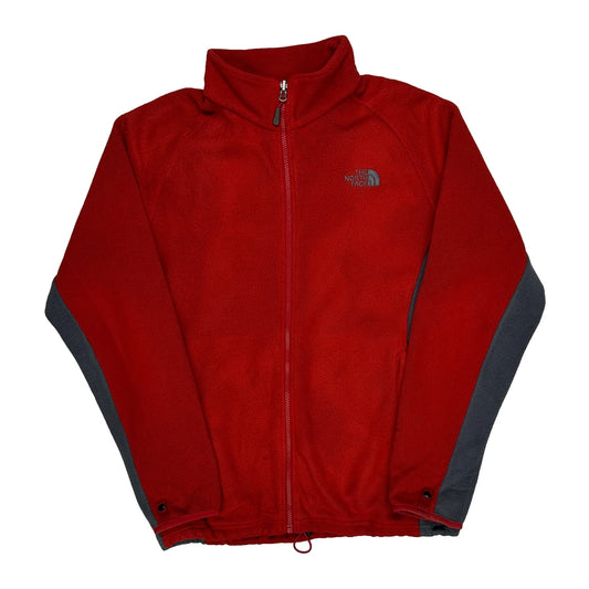 The North Face Fleece Jacket - Large Red Polyester
