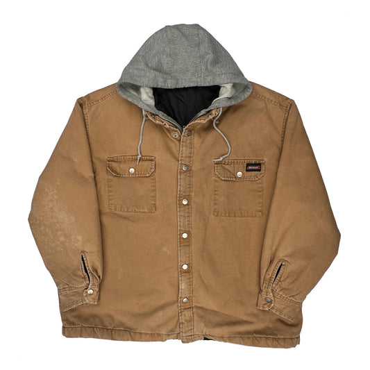 Dickies Jacket - 2XL Brown Cotton