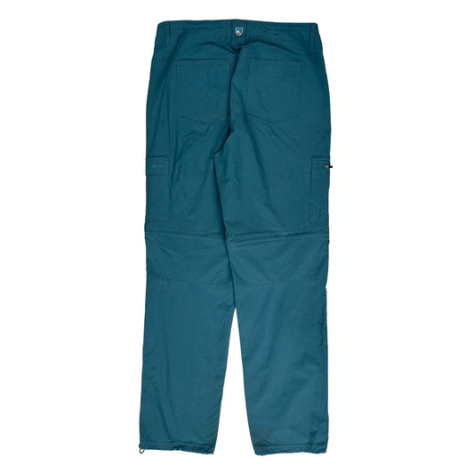 Vintage Kuhl Cargo Trousers - 34W UK 14 Blue Nylon