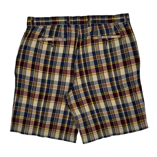 Tommy Hilfiger Checked Shorts - 36W 11L Multicoloured Cotton