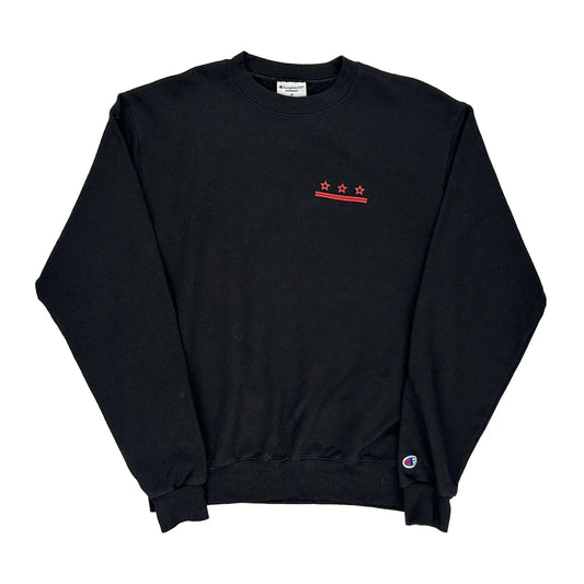 District Network Services Champion Sweatshirt - Medium Black Cotton Blend