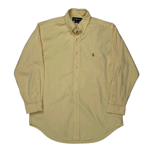 Ralph Lauren Shirt - Large Yellow Cotton