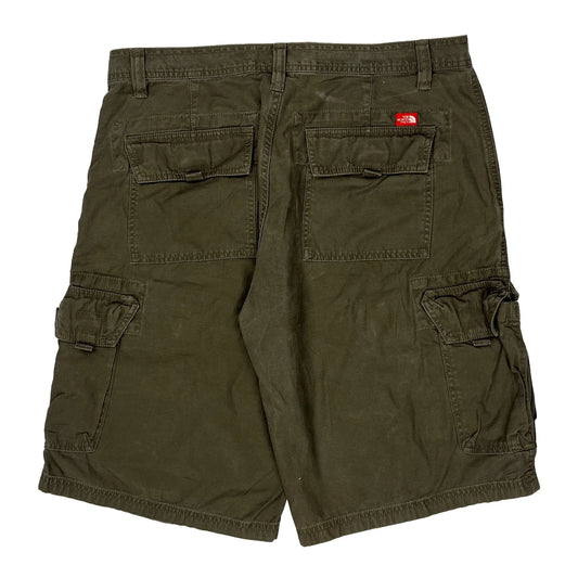 Vintage The North Face Cargo Shorts - 34W 11L Green Cotton