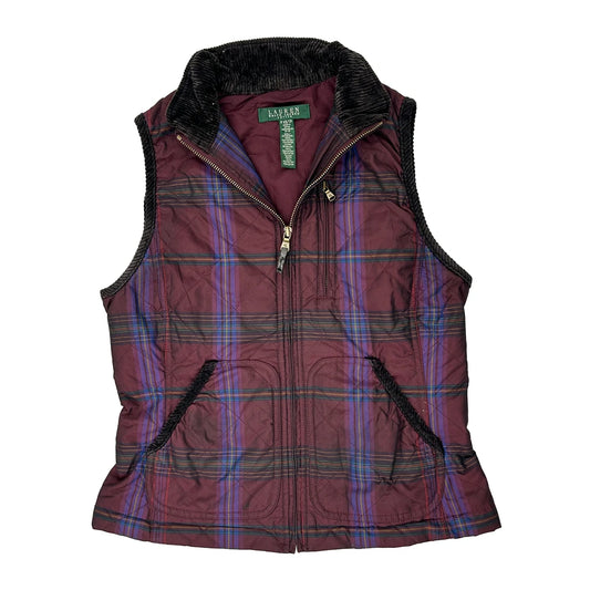 Ralph Lauren Checked Gilet - XS Multicoloured Polyester