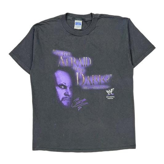 Wwf The Undertaker Tultex Graphic T-Shirt - XL Black Cotton
