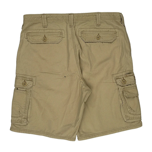Lee Cargo Shorts - 36W 11L Beige Cotton
