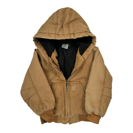Age 4-5 Carhartt Jacket - 2XS Brown Cotton