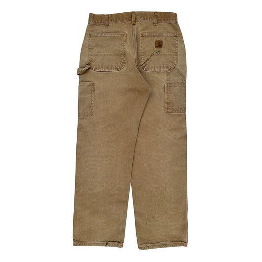 Carhartt Carpenter Trousers - 32W 31L Brown Cotton