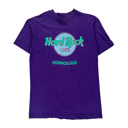Hard Rock Cafe Hanes Graphic T-Shirt - Medium Purple Cotton
