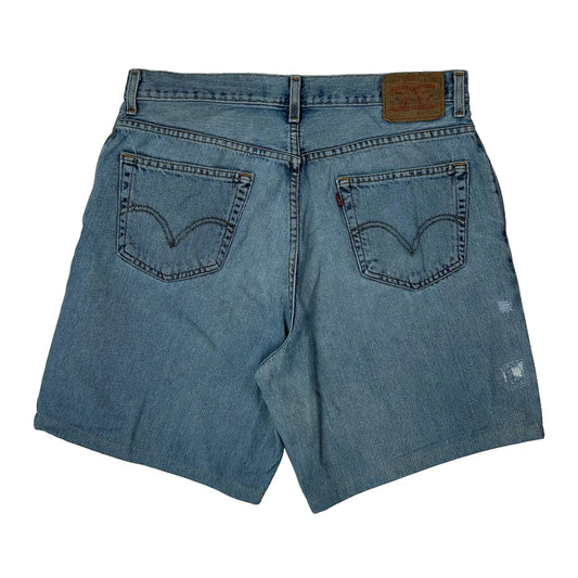 Vintage Levis Denim Shorts - 36W 8L Blue Cotton