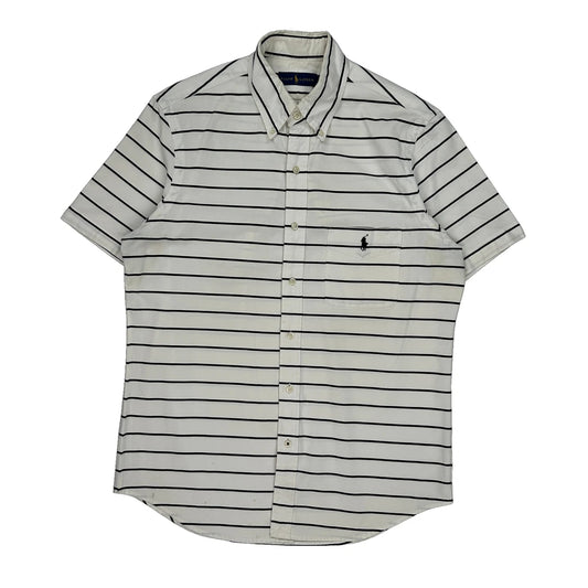 Ralph Lauren Short Sleeve Shirt - Large Black Cotton