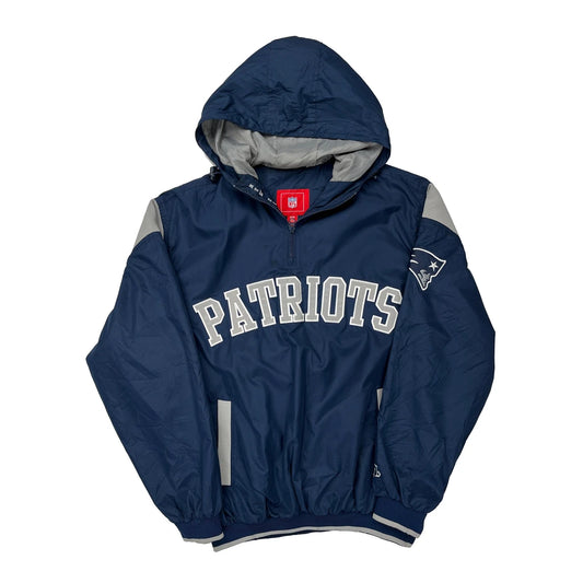 Patriots Nfl Football Windbreaker - Medium Grey Polyester