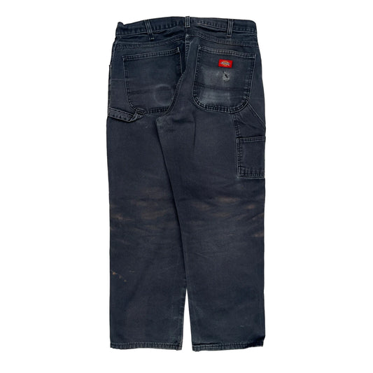 Dickies Carpenter Trousers - 32W 29L Grey Cotton