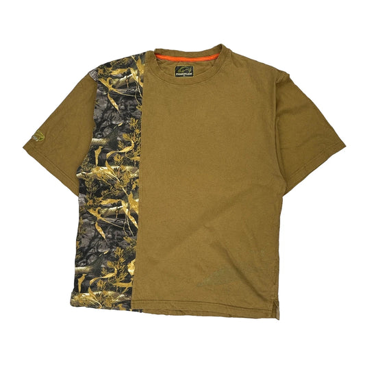 Fishouflage Camo T-Shirt - 2XL Brown Cotton