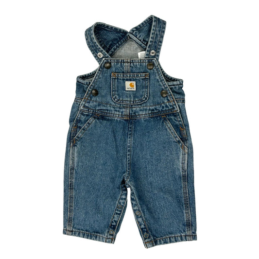 Age 6 Months Carhartt Dungarees - 4XS Blue Cotton