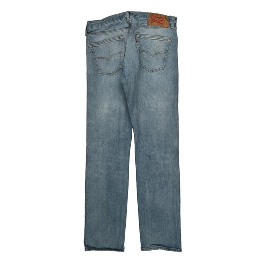 501 Levis Jeans - 32W 32L Light Wash Cotton