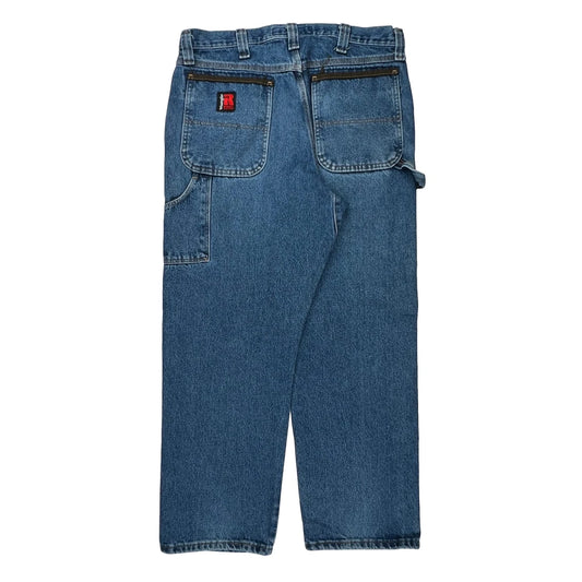 Wrangler Carpenter Jeans - 34W 30L Blue Denim