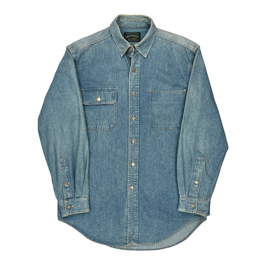 Ralph Lauren Denim Shirt - Large Light Wash Denim