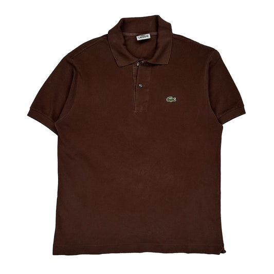 Lacoste Polo Shirt - Medium Brown Cotton