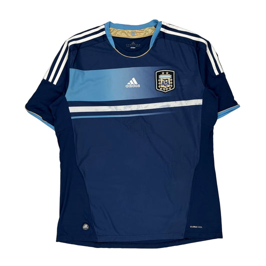 Argentina 2011 Adidas Football Shirt - XL Blue Polyester