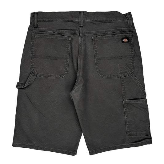 Dickies Carpenter Shorts - 32W 11L Grey Cotton Blend