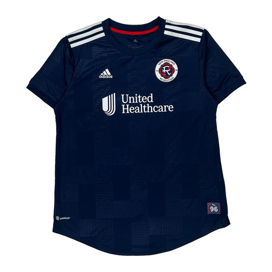 New England Revolution Adidas Jersey - Large Navy Polyester