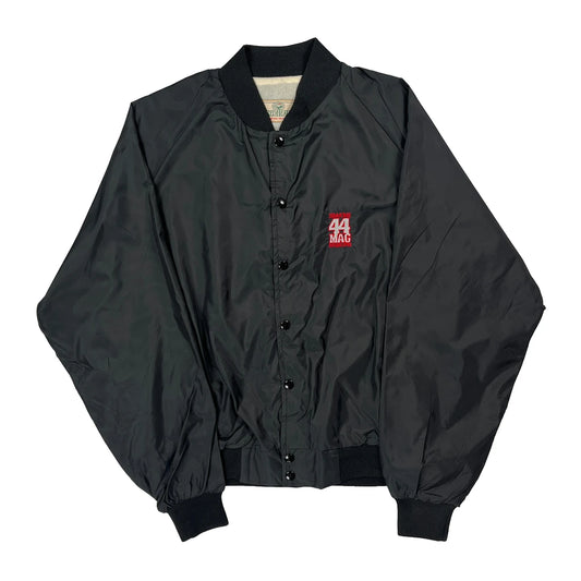 Vintage Red Head Varsity Jacket - XL Black Polyester
