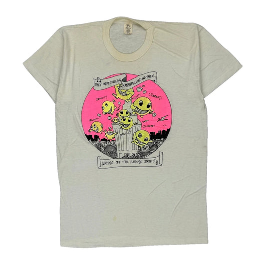 Tee Swing Single Stitch T-Shirt - Large Multicoloured Cotton Blend