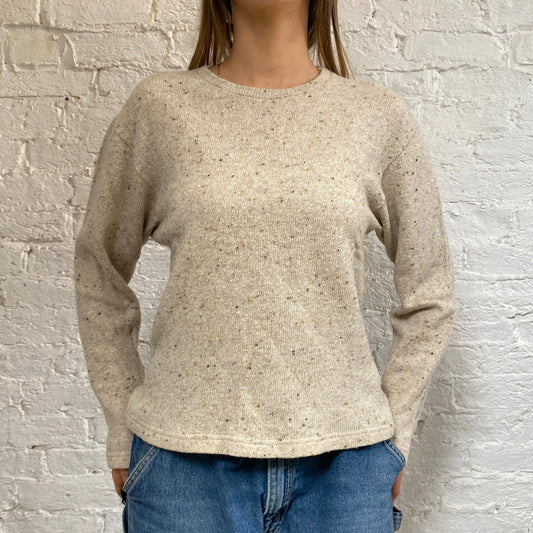 Vintage cream Dolce & Gabbana Jumper - womens medium