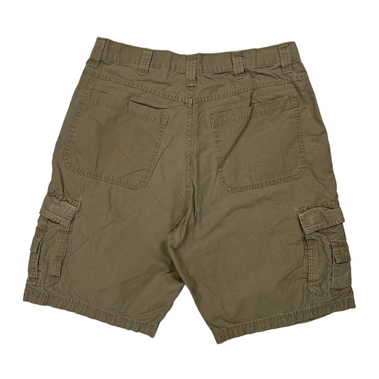 Vintage Wrangler Cargo Shorts - 31W 9L Khaki Cotton