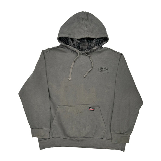 Dickies Hoodie - XL Grey Cotton Blend