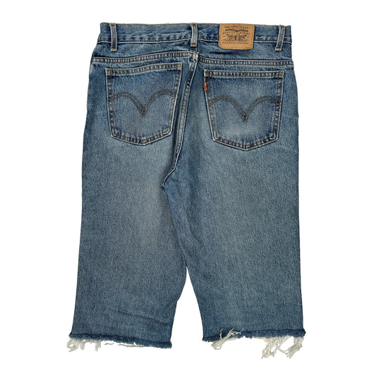 Levis Denim Shorts - 32W 11L Blue Cotton
