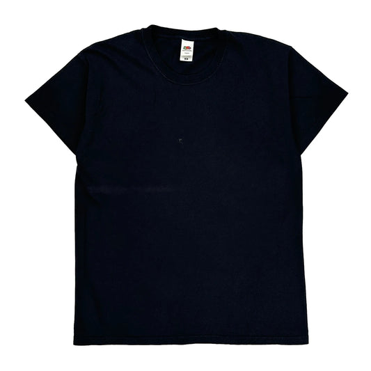 Fruit Of The Loom T-Shirt - Medium Black Cotton