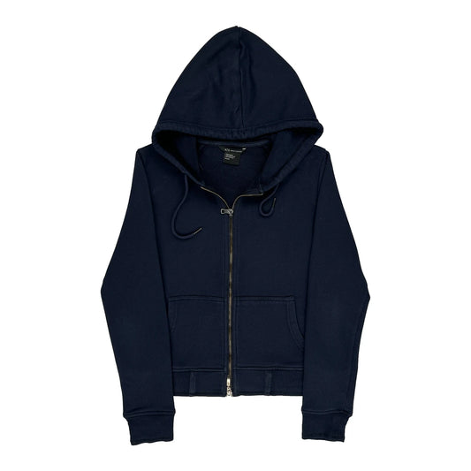 Armani Exchange Spellout Hoodie - Medium Navy Cotton Blend