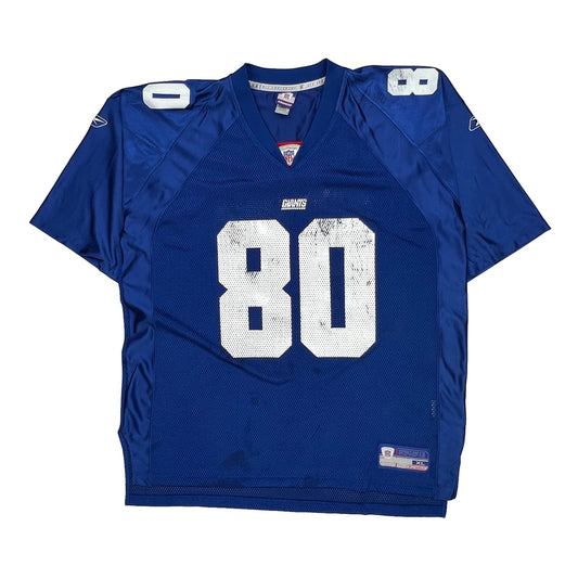 New York Giants Reebok Nfl Jersey - XL Blue Polyester