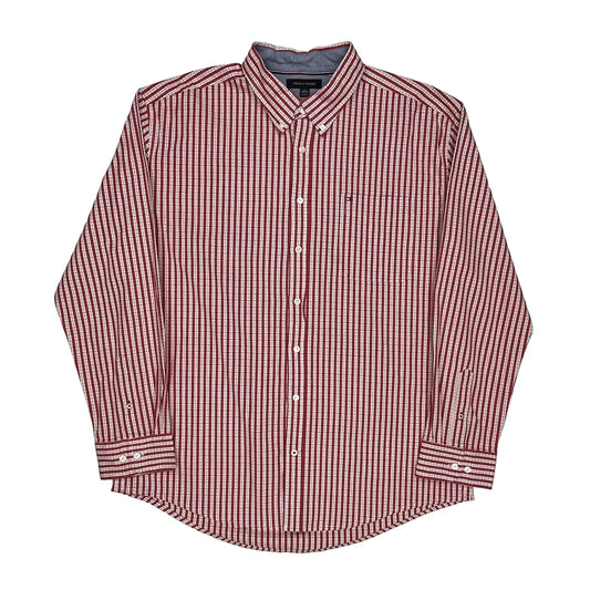 Tommy Hilfiger Checked Shirt - 2XL Red Cotton