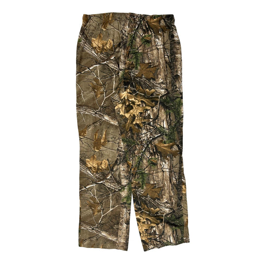 Vintage Realtree Camo Trousers - XL Brown Cotton Blend