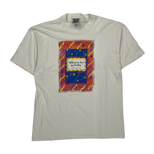 Walter Lingham Quote Oneita Graphic T-Shirt - XL Cream Cotton