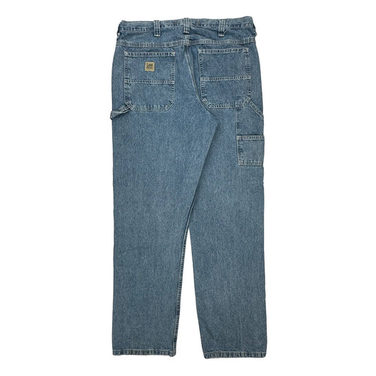 Lee Carpenter Jeans - 34W 34L Blue Cotton
