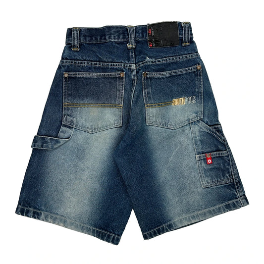 Southpole Cargo Denim Shorts - Mediumw 10L Dark Wash Denim